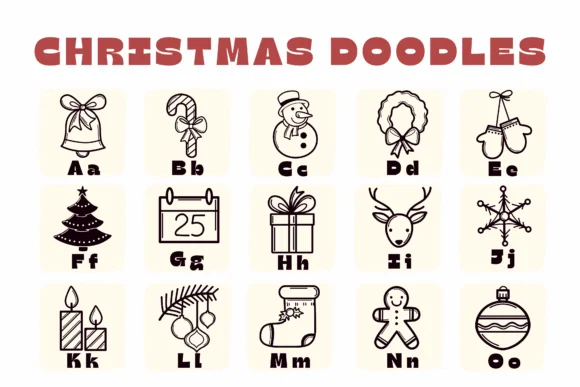 Christmas Doodles Font