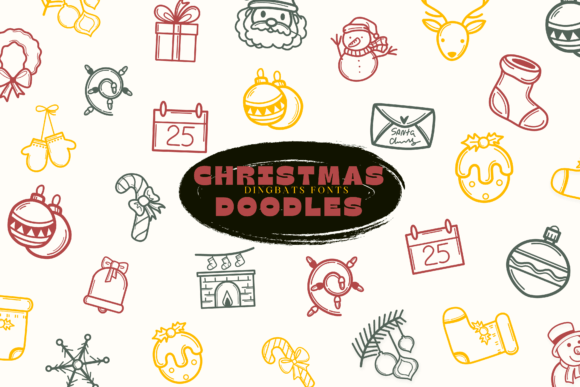 Christmas Doodles Font Free Download