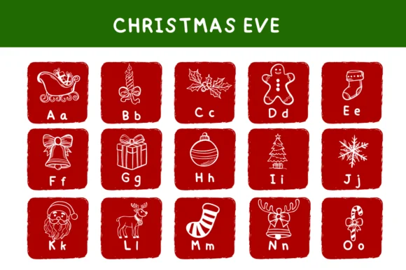 Christmas Ev Christmas Font Font