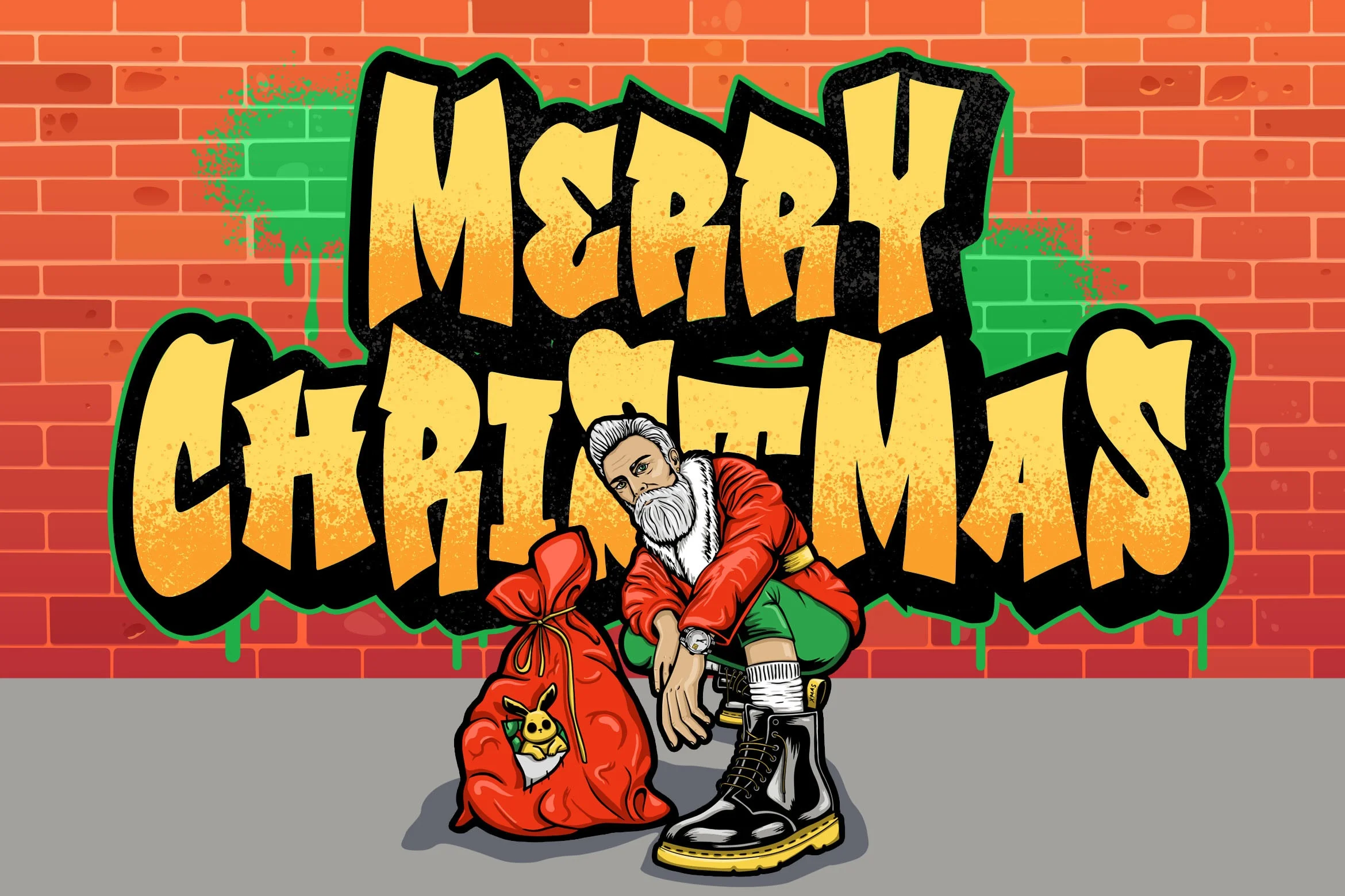 Christmas Graffiti Font