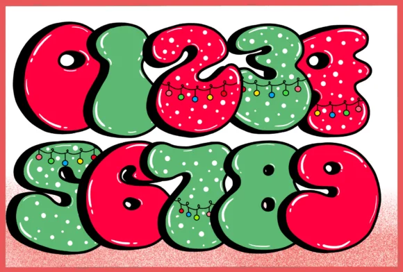Christmas Groovy Light Font