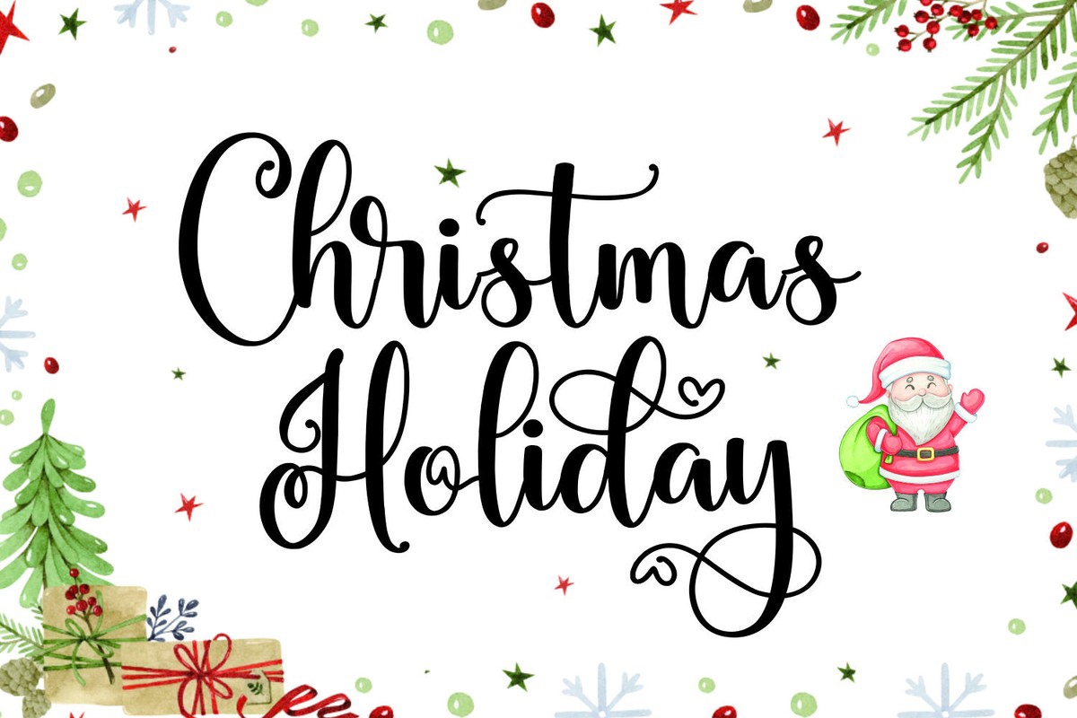 Christmas Holiday Font Free Download