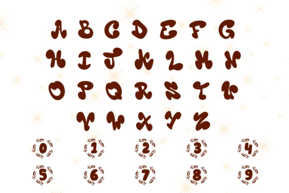 Christmas Monogram Font