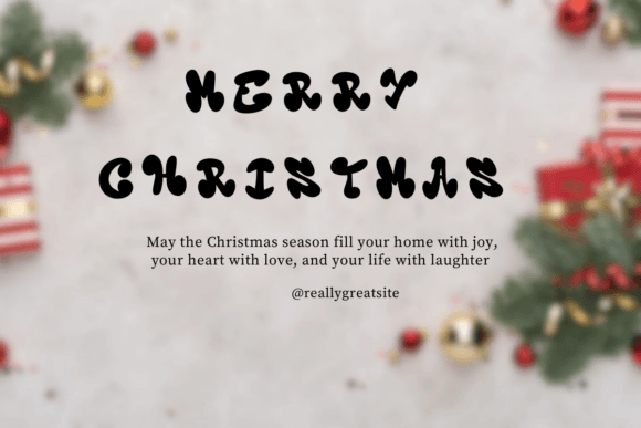 Christmas Monogram Font Free Download