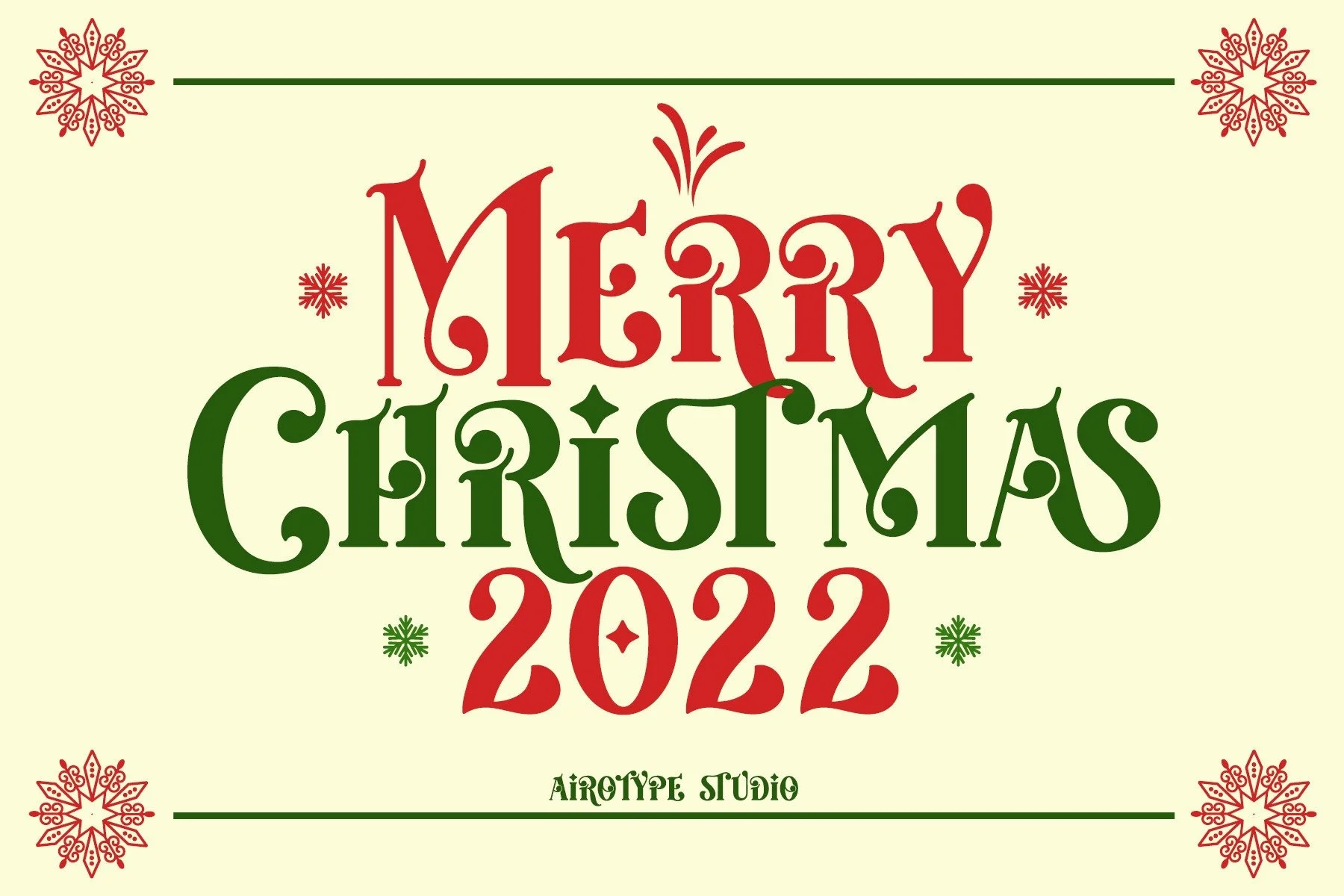 Christmas Moonday Font