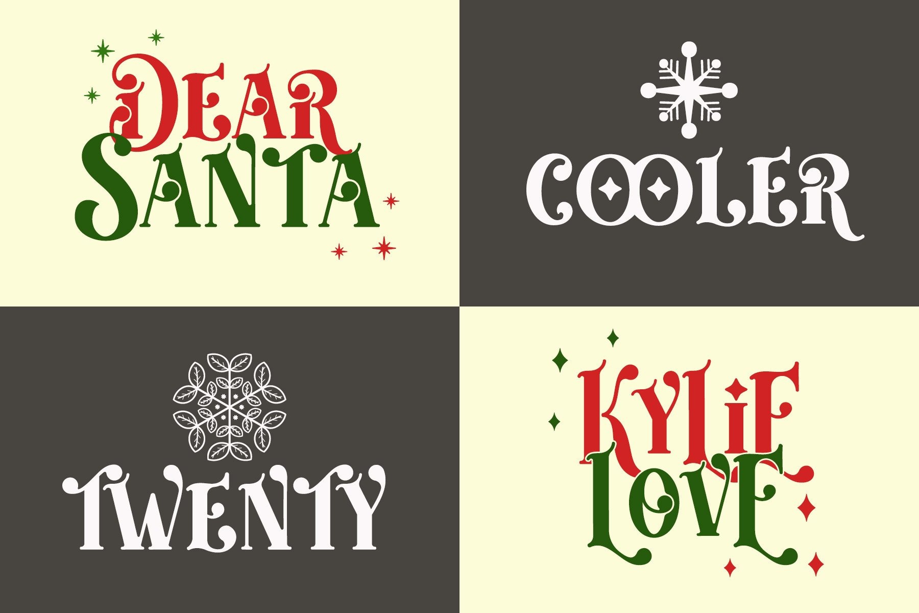 Christmas Moonday Font Free Download