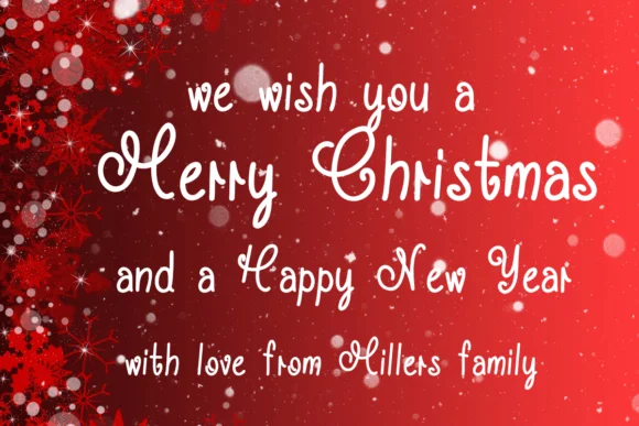 Christmas New Year Font