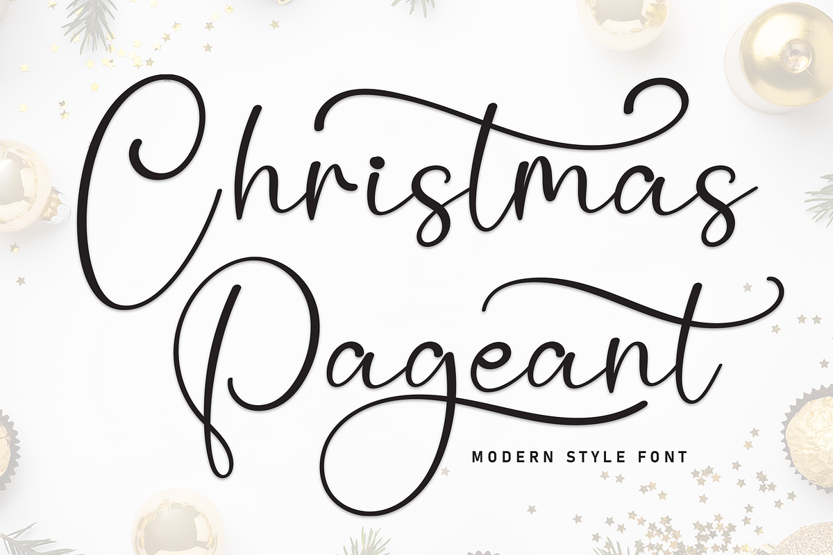 Christmas Pageant | Script Font Free Download Free Download