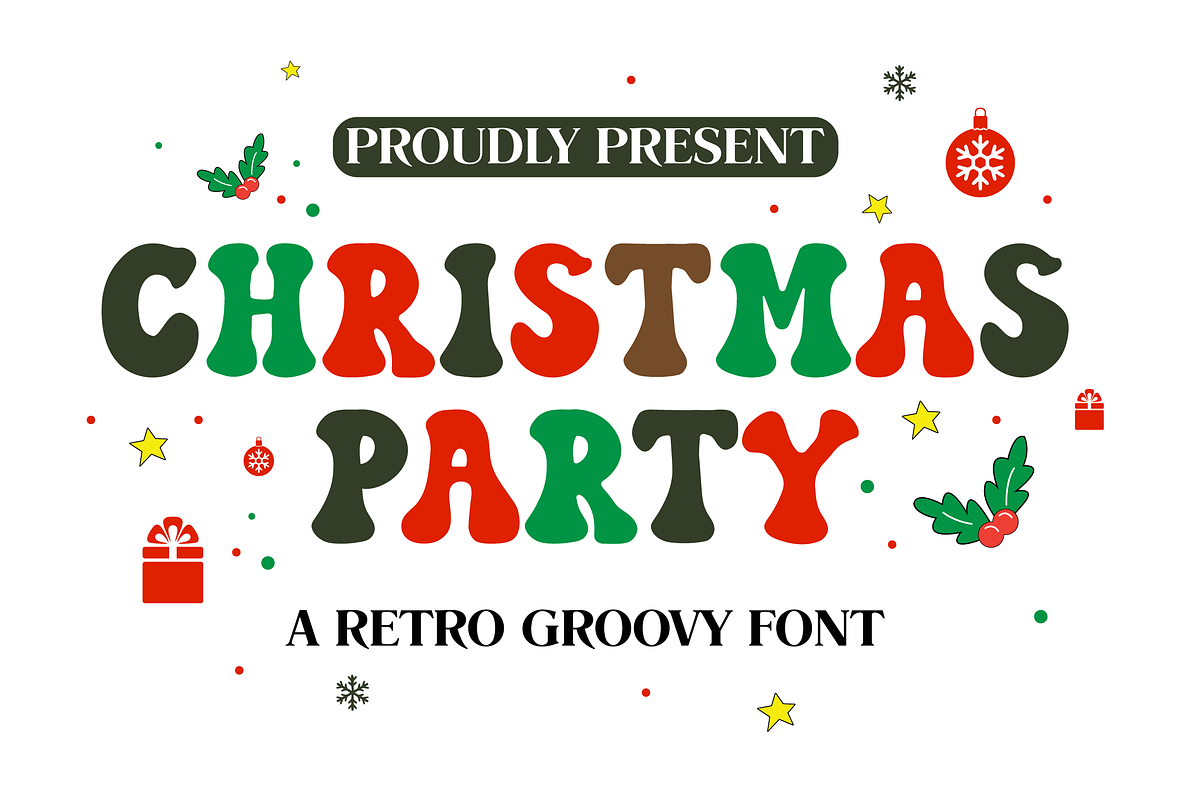 Christmas Party - Retro Font Free Download Free Download