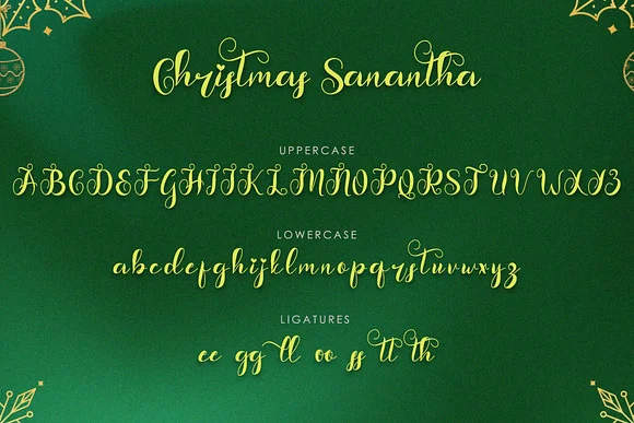Christmas Sanantha Font
