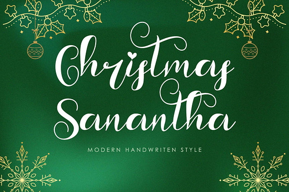 Christmas Sanantha Font Free Download