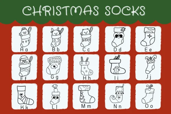 Christmas Socks Font