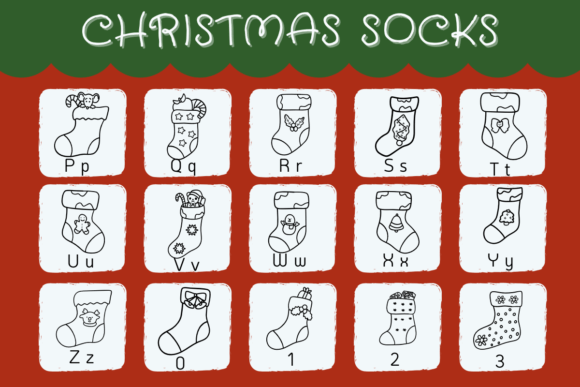 Christmas Socks Font Free Download