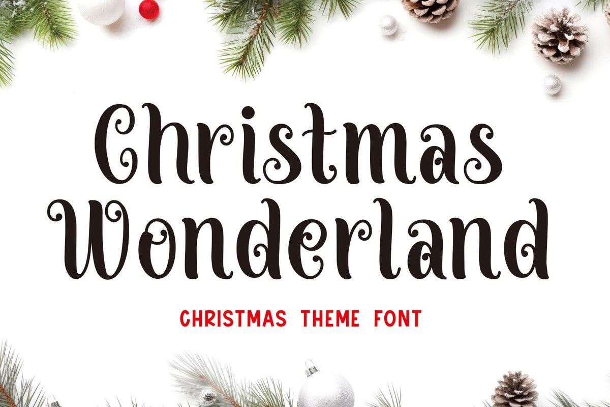 Christmas Wonderland Font Free Download