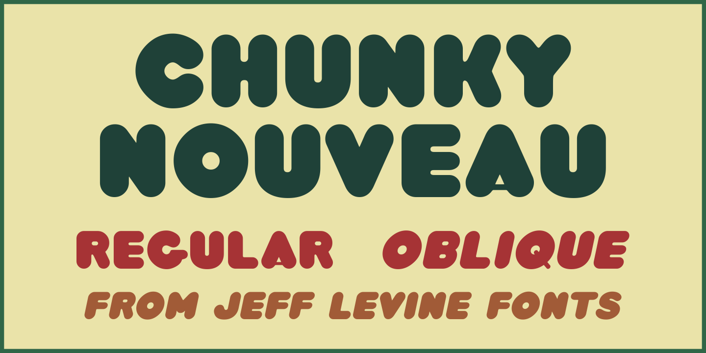 Chunky Nouveau JNL Free Download Free Download