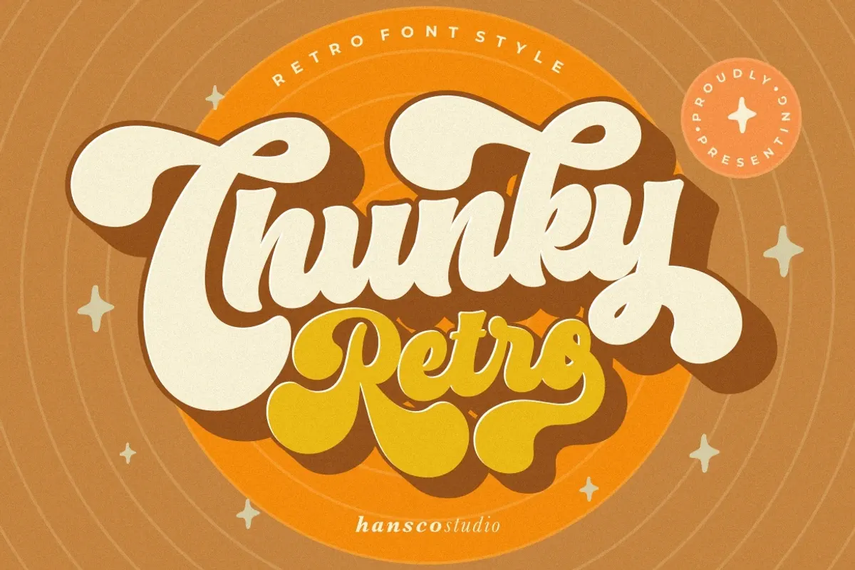 Chunky Retro Font Free Download Free Download