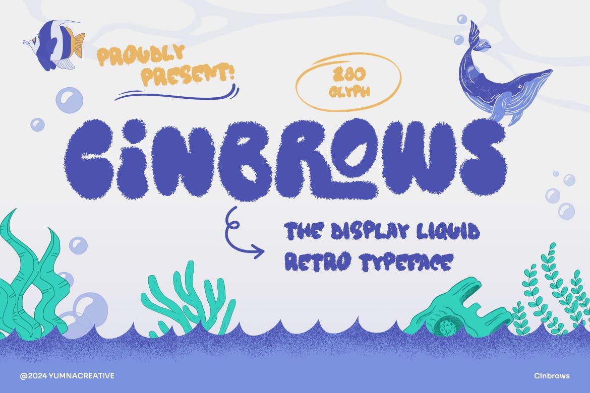 Cinbrows - Liquid Retro Font Free Download