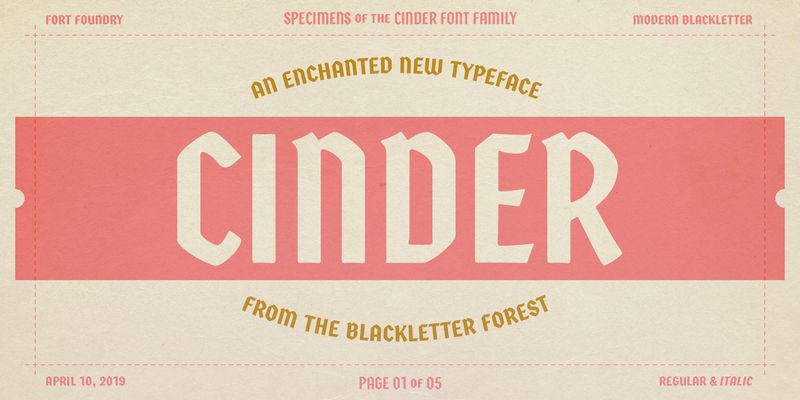 Cinder Font Free Download Free Download