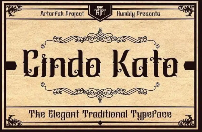 Cindo Kato Font Free Download