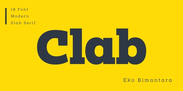 Clab Font Free Download