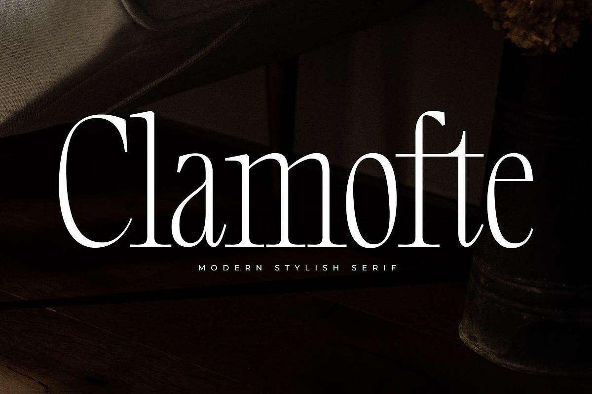 Clamofte Modern Stylish Serif Free Download Free Download