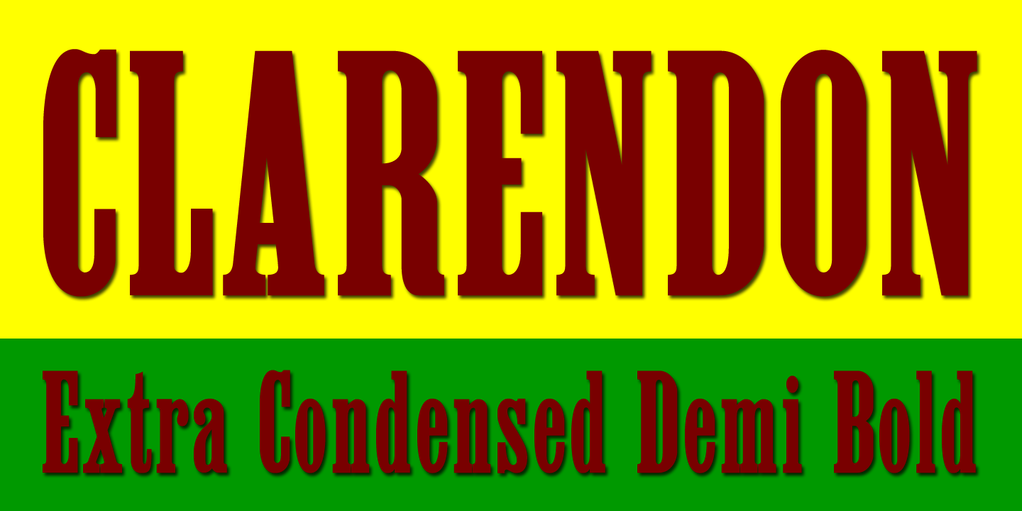 Clarendon Extra Condensed Free Download Free Download