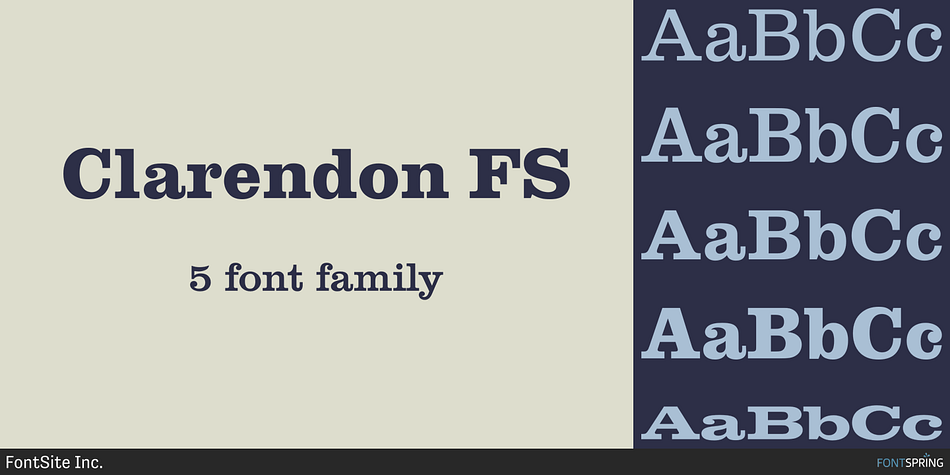 Clarendon FS Font Free Download