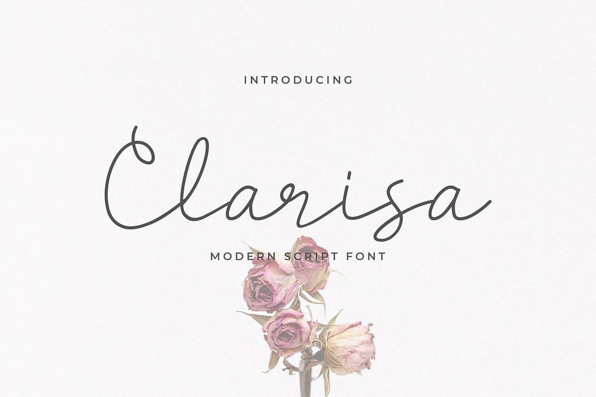 Clarisa Modern Script Free Download Free Download