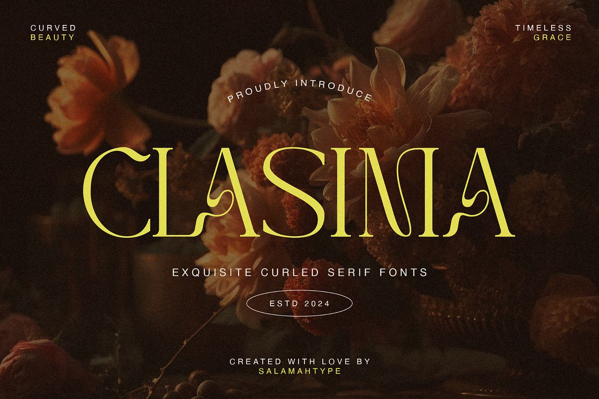 Clasima - Elegant Font Free Download Free Download