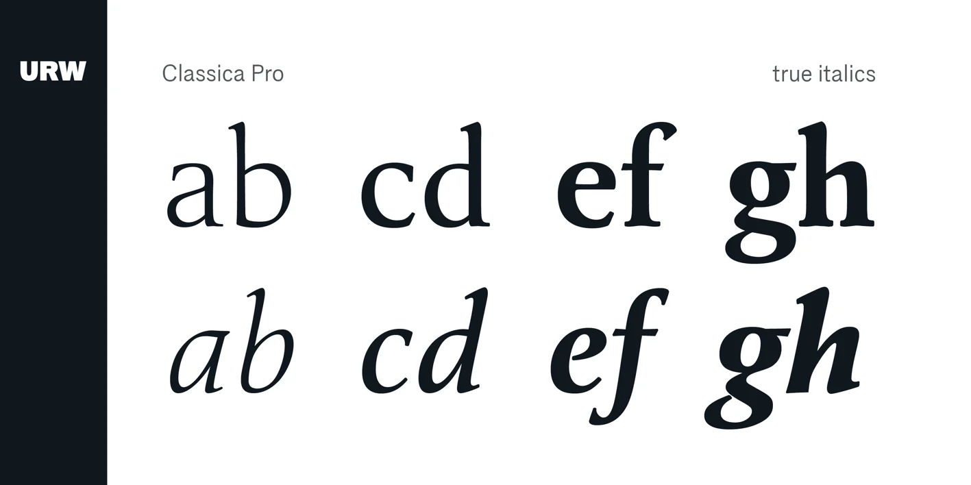 Classica Pro Font
