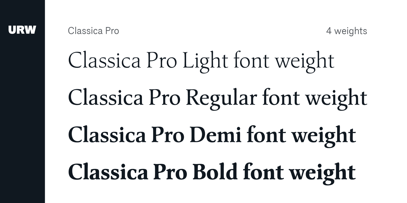 Classica Pro Font Free Download