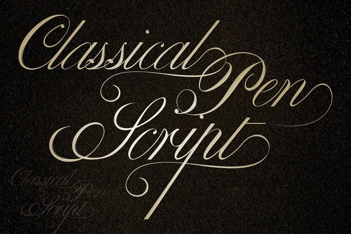 Classical Pen Script Font Free Download