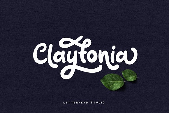 Claytonia Bold Script Font Free Download