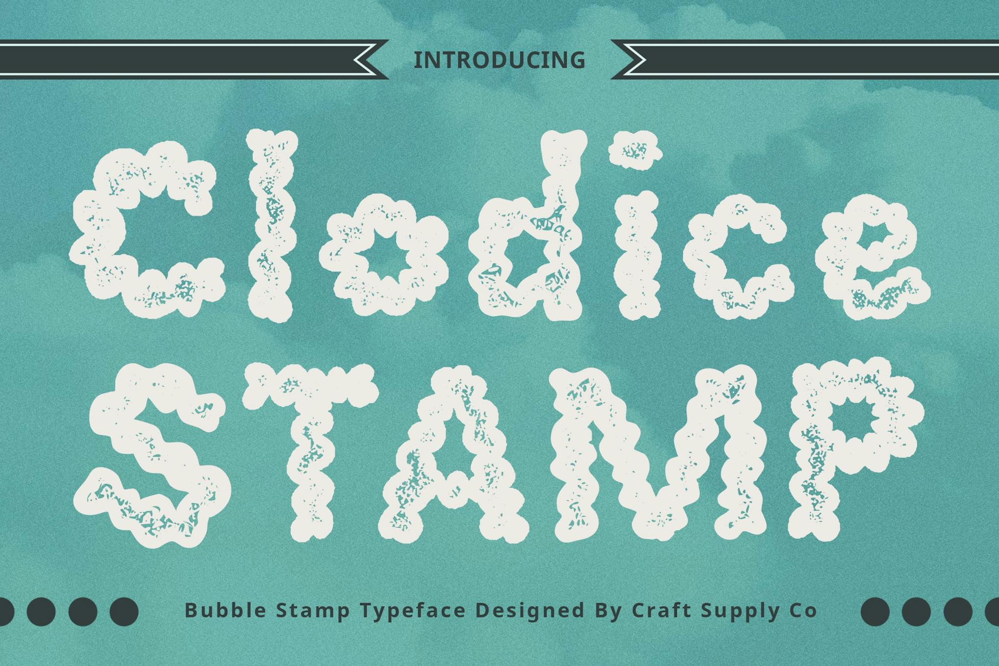 Clodice Stamp Font Free Download