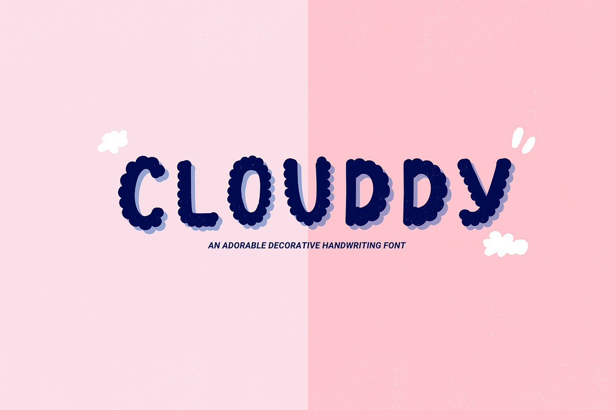 Clouddy font Free Download Free Download