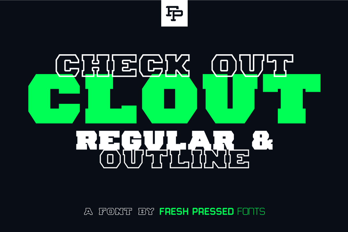 Clout Display Font Free Download Free Download