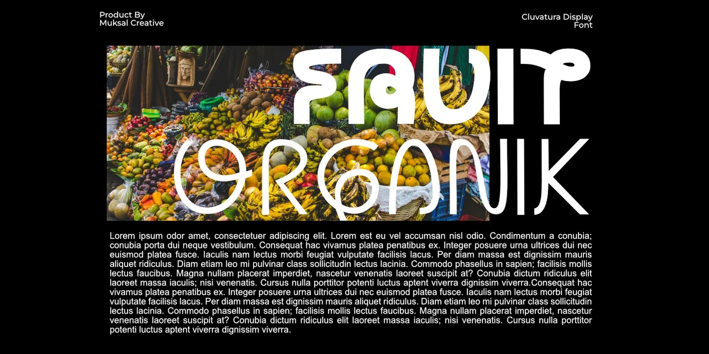 Cluvatura Font