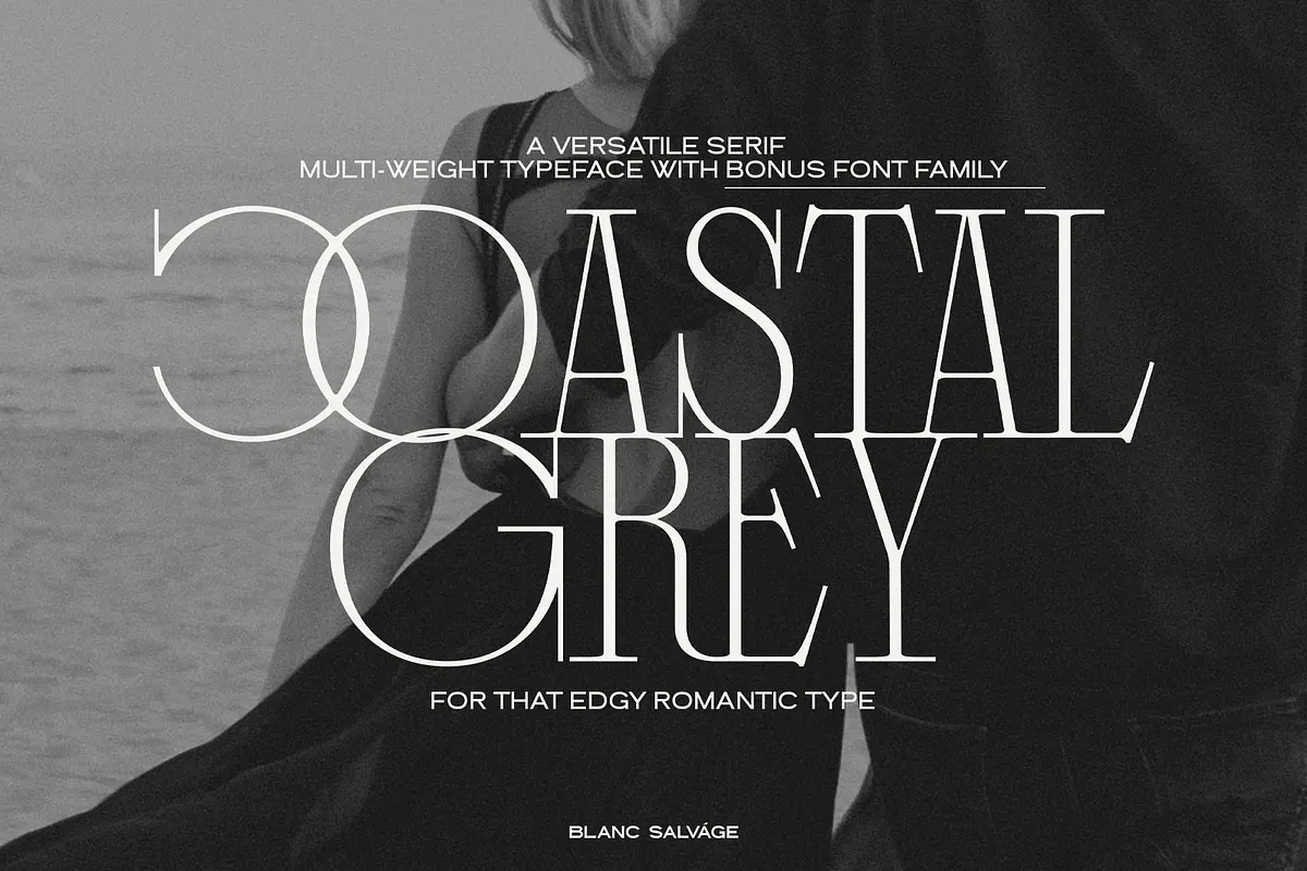 Coastal Grey Serif 4-Font Family Free Download Free Download