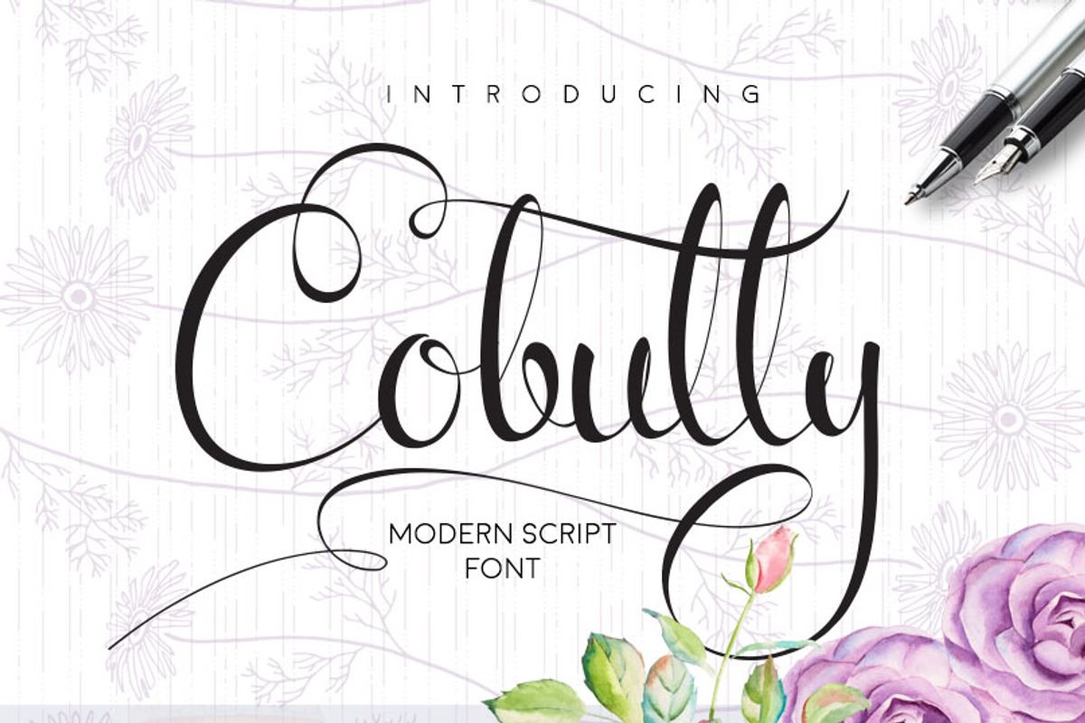 Cobully Script Font Free Download Free Download