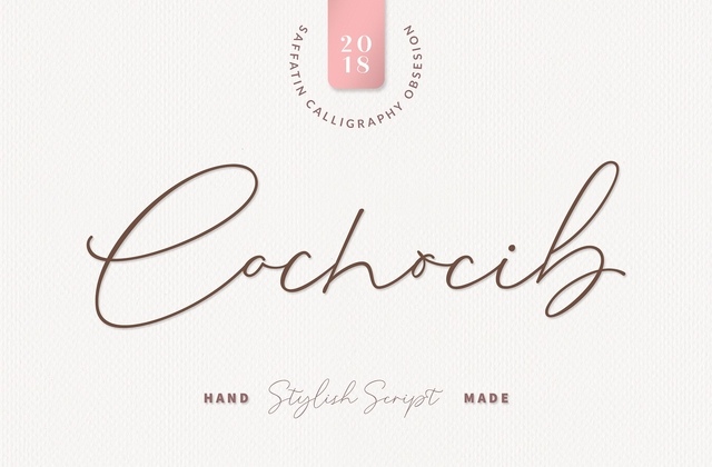 Cochocib Script Font Free Download