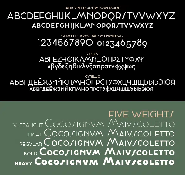 Cocosignum Maiuscoletto Font Free Download