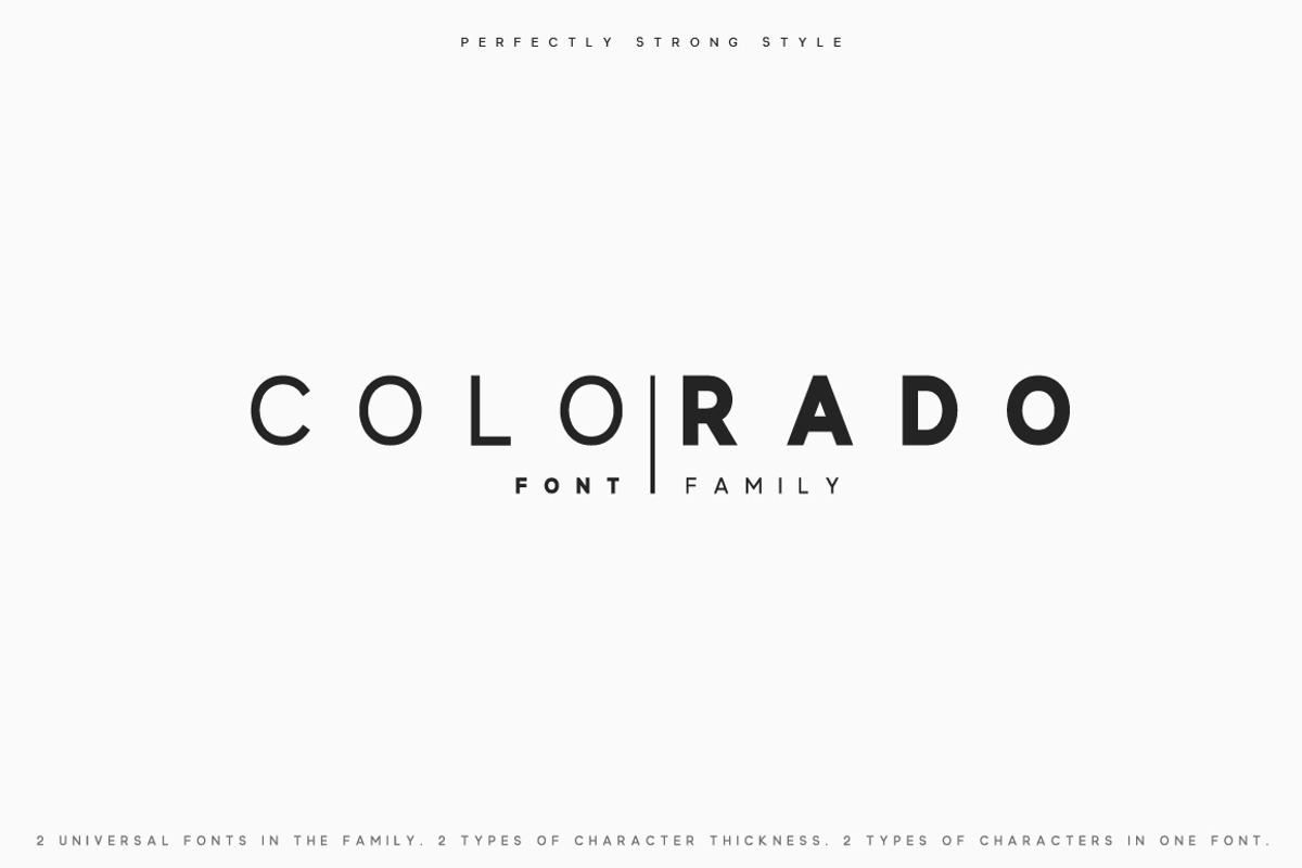 Colorado | Sans serif family Free Download Free Download