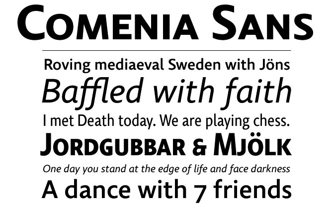 Comenia Sans Font Free Download