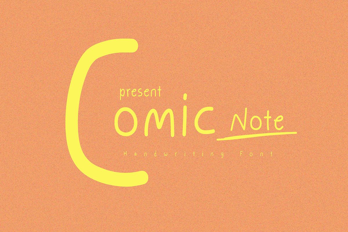 Comic Note a Handwriting Font Free Download Free Download