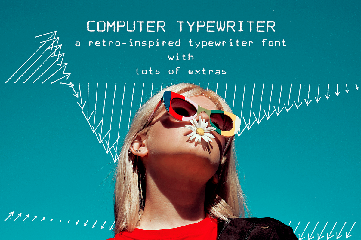 Computer Typewriter SVG Font Free Download Free Download