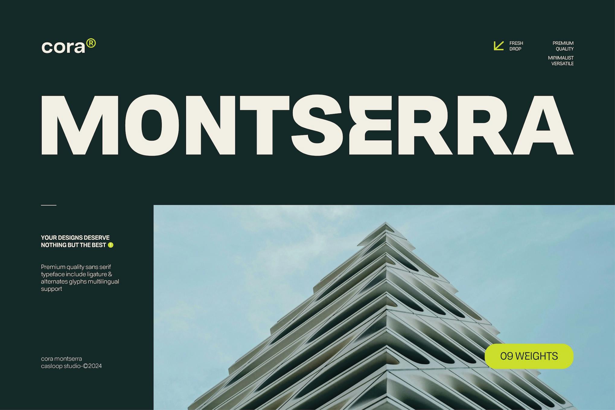 Cora Montserra - Roman Variable Gen Z Sans Serif Free Download