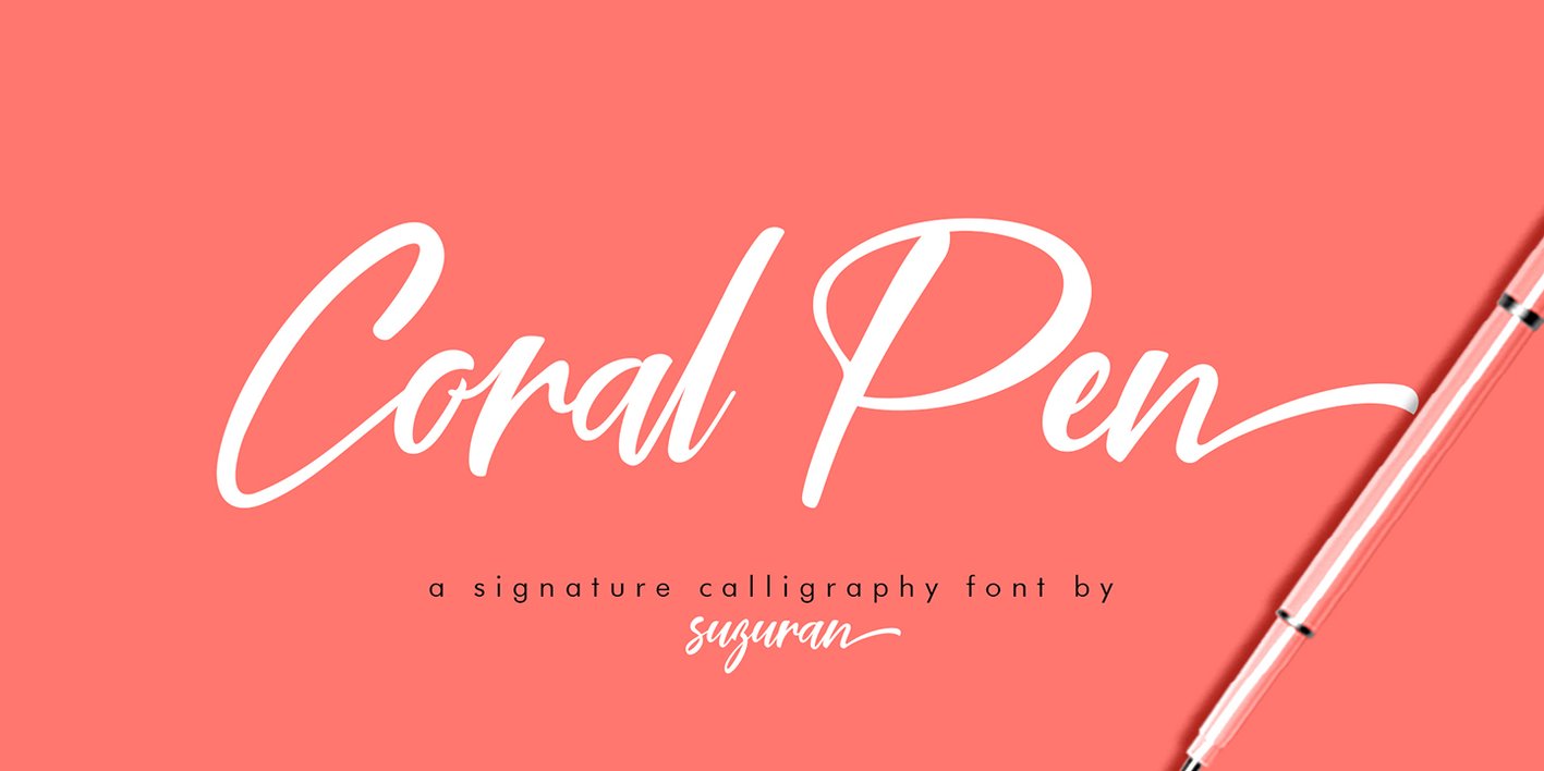 Coral Pen Font Free Download