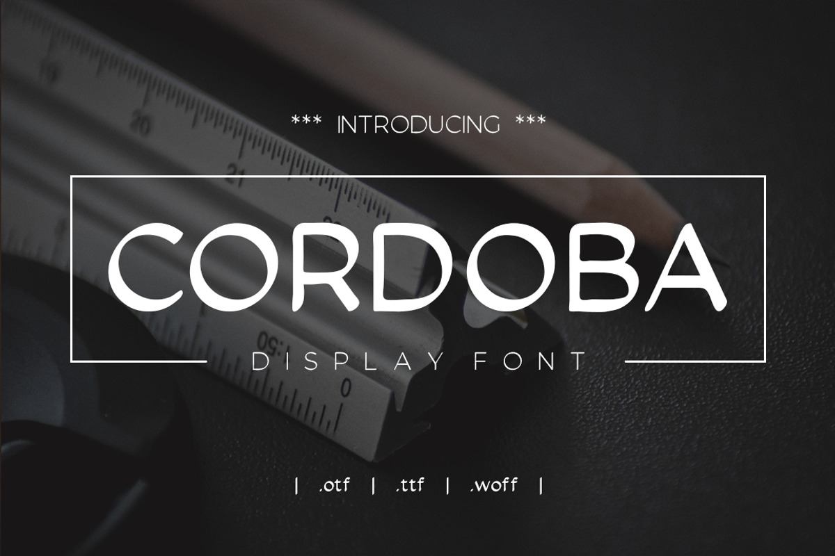 Cordoba Regular and Bold Font Free Download Free Download