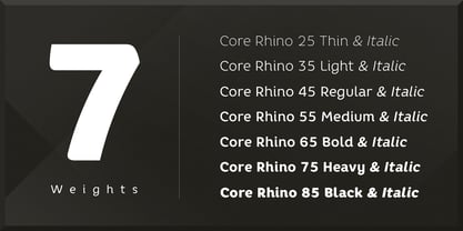 Core Rhino Font Free Download