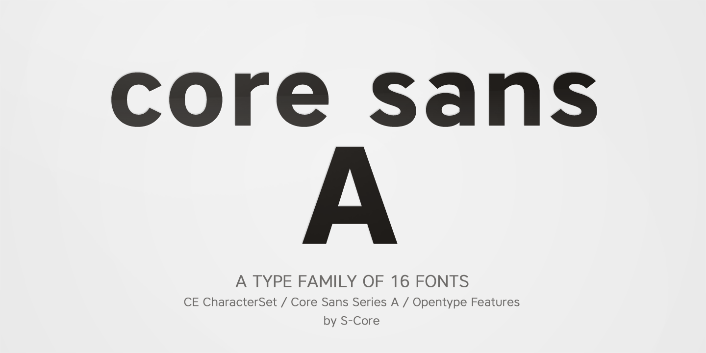 Core Sans A Free Download Free Download